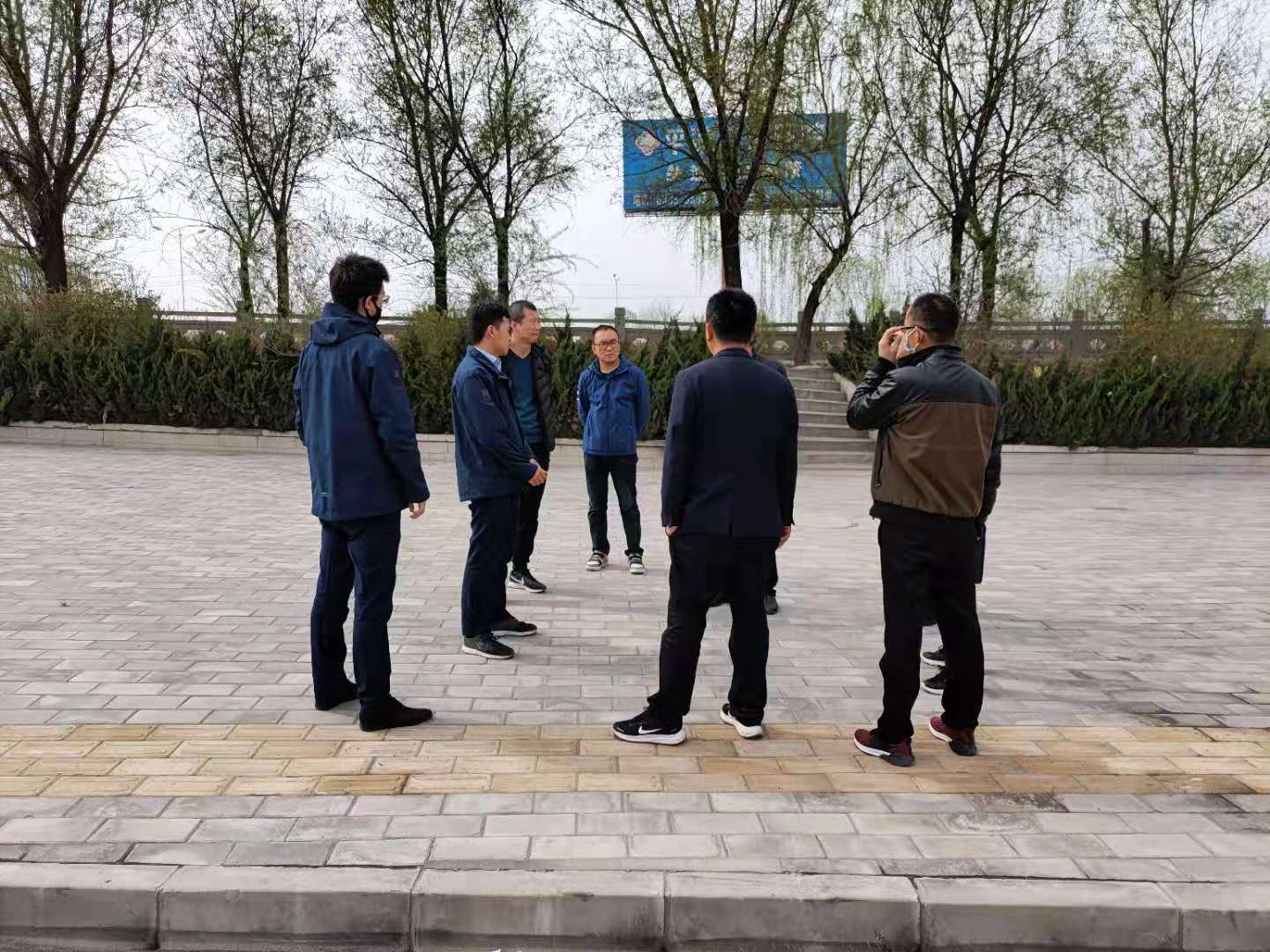 泓源公司開(kāi)展馬坊路西路等三條道路維修改造工程預驗收(圖1)